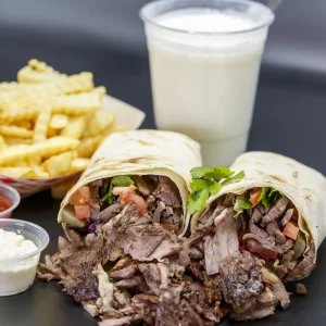 Beef Wrap Combo
