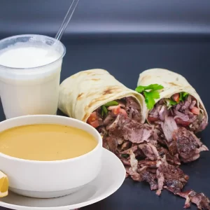 Beef Wrap - Soup Combo