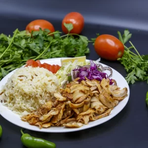 Chicken Rice/Salad Plate