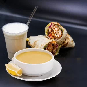Chicken Wrap - Soup Combo